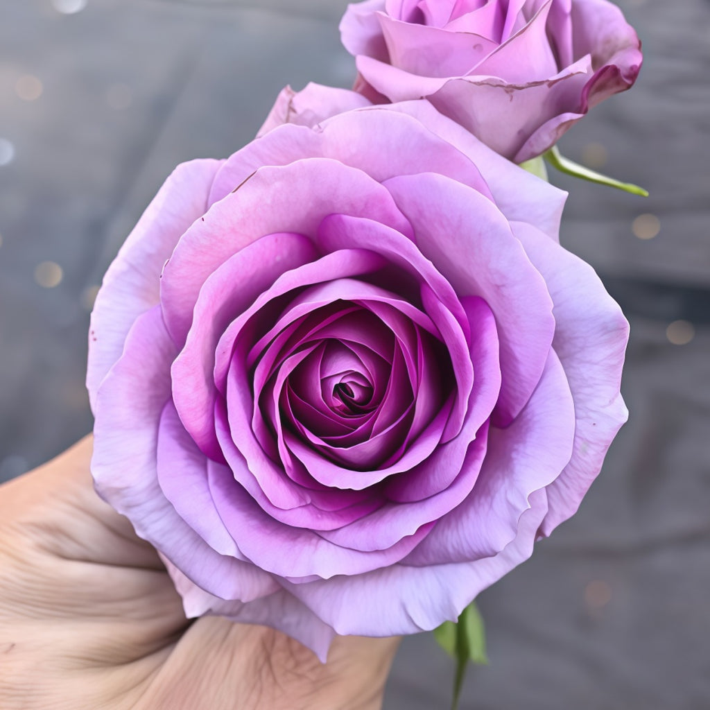 buke★ラベンダー、ローズ Lavender Bouquet Japanese Florist Climbing Rose For Sale